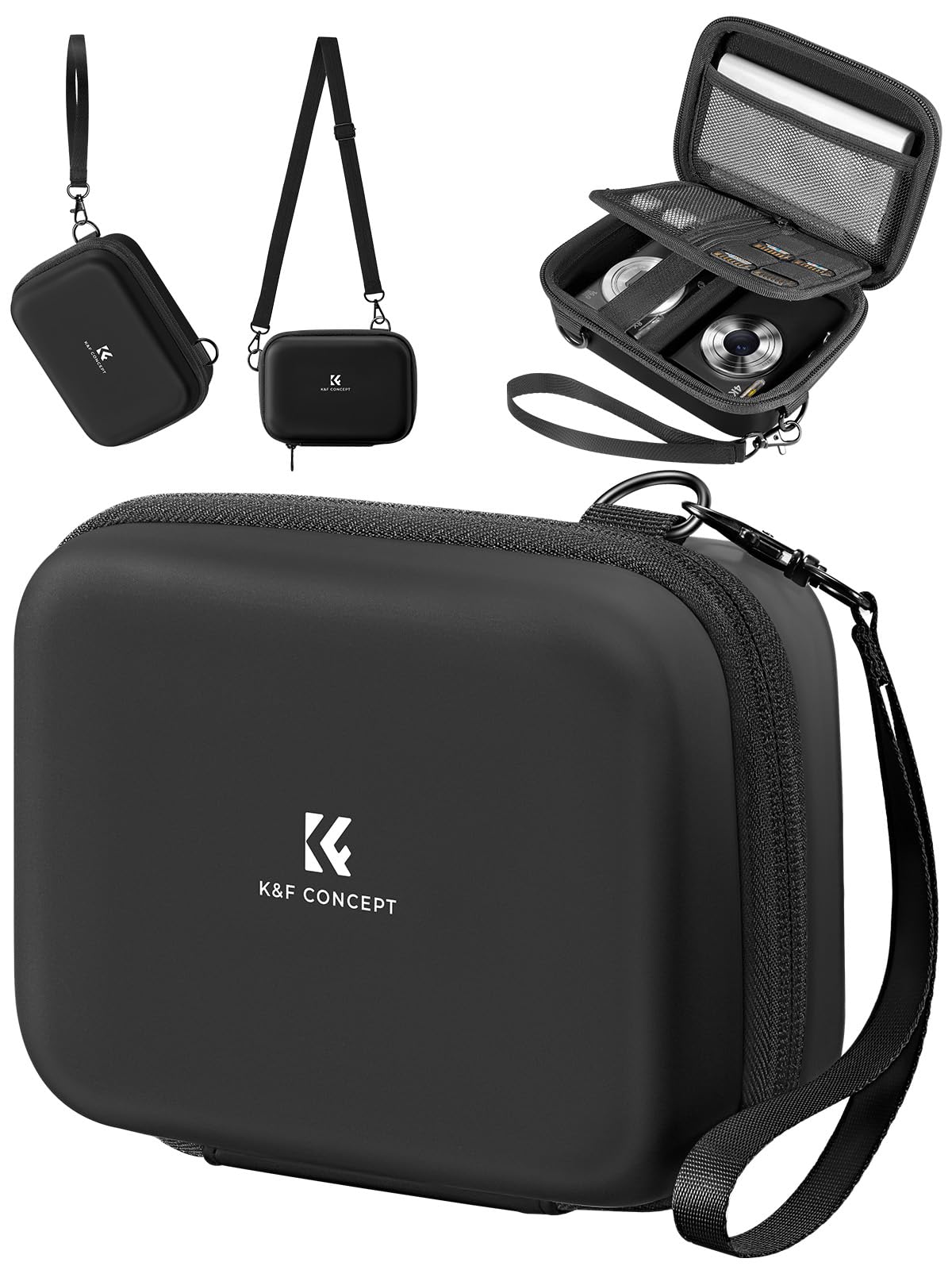 K&F Concept デジカメケース デジタルカメラケース カメラ用ハードケース カメラケース 一 ...