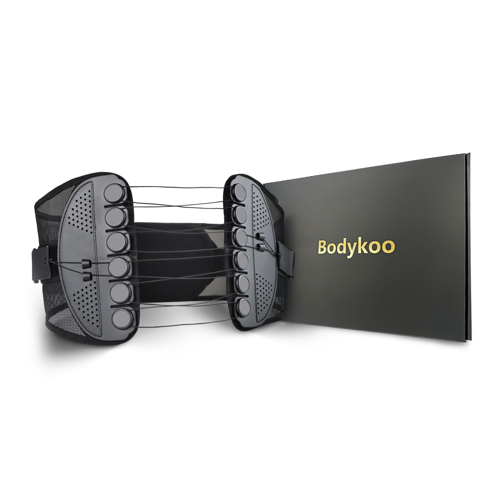 Bodykoo 腰サポーター 腰用 コルセット 腰コルセット 強力固定サポート サポートベルト 腰用ベルト メッシュ通気 省力動滑車 自動調整 加圧式 スポーツ...