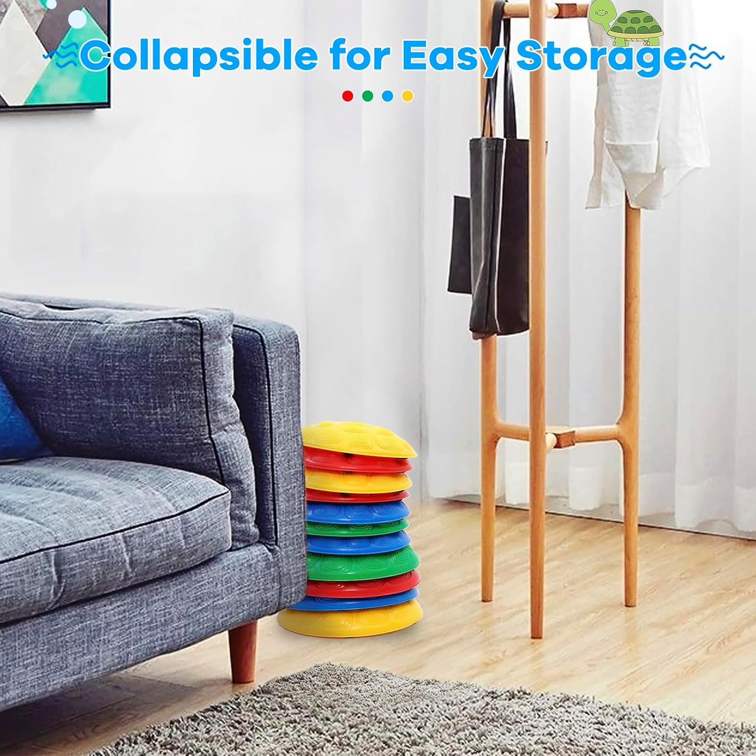 バランスストーン 子供用 11個 遊具 バランスブロック 滑り止め付き 歩行 運動不足解消 バランス感覚トレーニング 室内 屋外