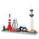 LULUFUN マイクロブロック 東京 シティシリーズ スカイライン アーキテクチャー スカイツリー 東京タワー 建築 ブロック おもちゃ プレゼント インテリア プレゼント 子供 大人 暇つぶし ギフト 誕生日 クリスマス 贈り物(1880PCS)
