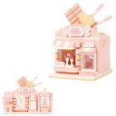 Oichy ブロック かわいいお店 おもちゃ ブロックセット 柴犬 お菓子 パン屋 カフェ Creative Shop 組立 子供 大人 祝い ギフト 誕生日 ...