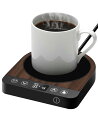 Kyerlish カップウォーマー コーヒーウォーマー 保温コースター マグカップウォーマー ドリンクウォーマー 【新登場プレゼント・5段階温度設定・最高85℃】 静音 保温 4つ保温モード 13cm広い加熱面 自動電源オフ 水/お茶/コーヒー/牛乳など飲