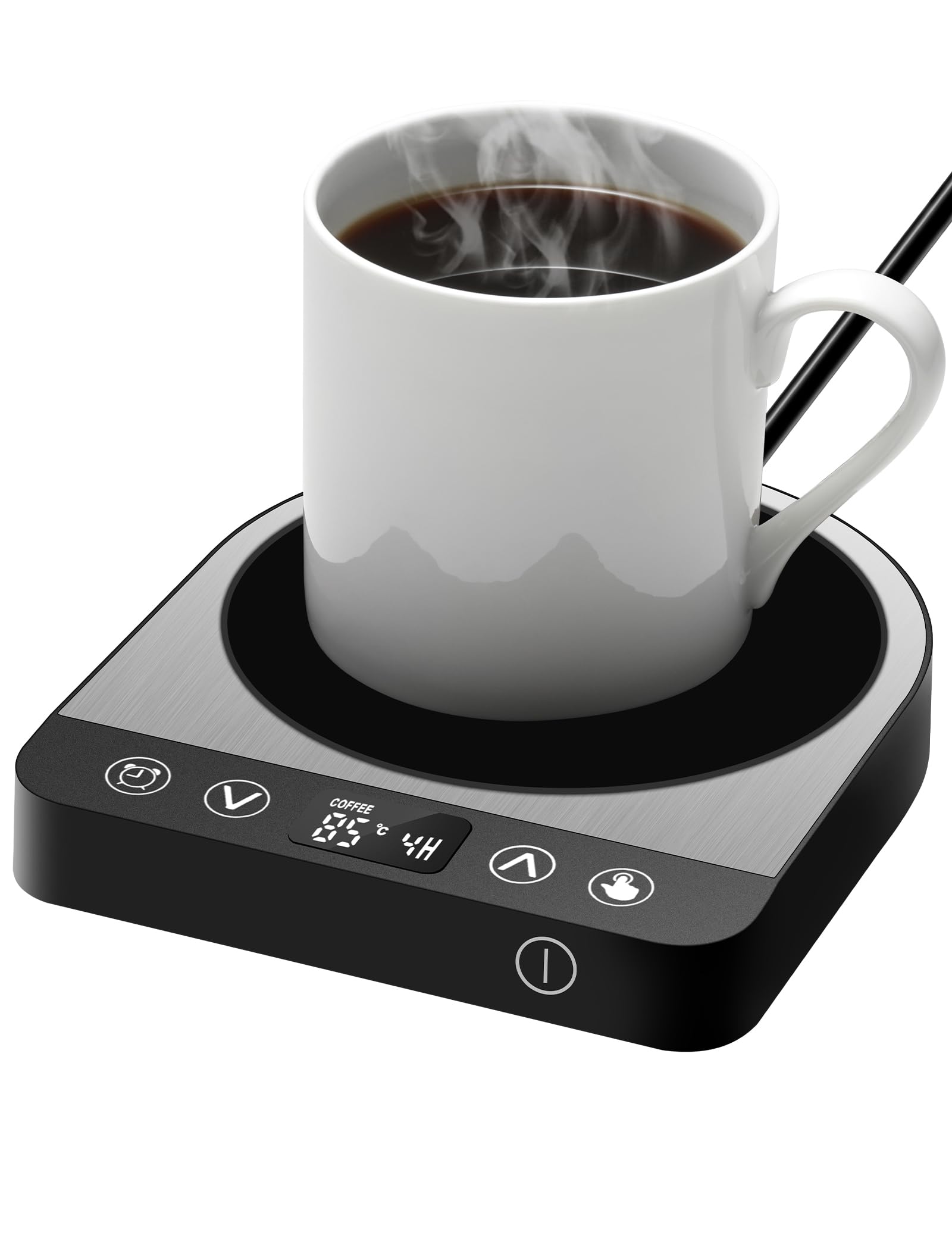 Kyerlish カップウォーマー コーヒーウォーマー 保温コースター マグカップウォーマー ドリンクウォーマー 【新登場プレゼント・5段階温度設定・最高85℃...