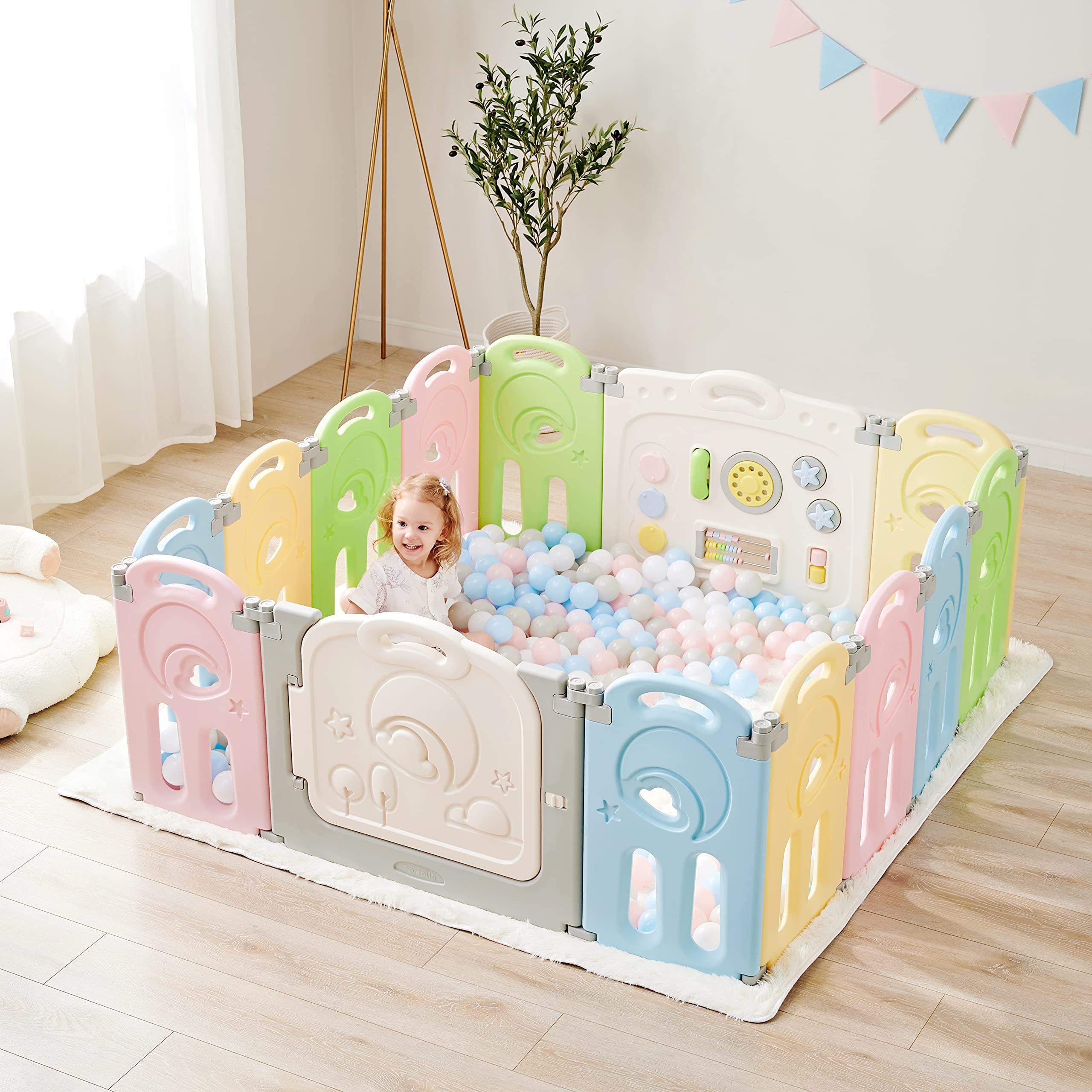 Fortella Cloud Castle �٥ӡ��������� �ޤꤿ���� �⤵62cm �������ѥͥ� �ɥ��դ� ��Ω��ñ �٥ӡ������� ���å����� �ץ쥤�䡼...