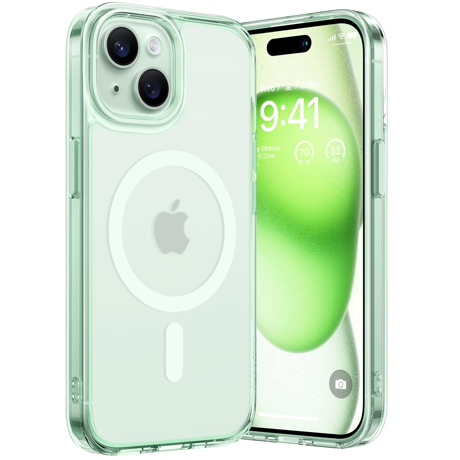 ƷʡMagsafeбTORRAS iPhone 15   Ѿ׷ ޥͥå 磻쥹б ȾƩ ޥå Ф...