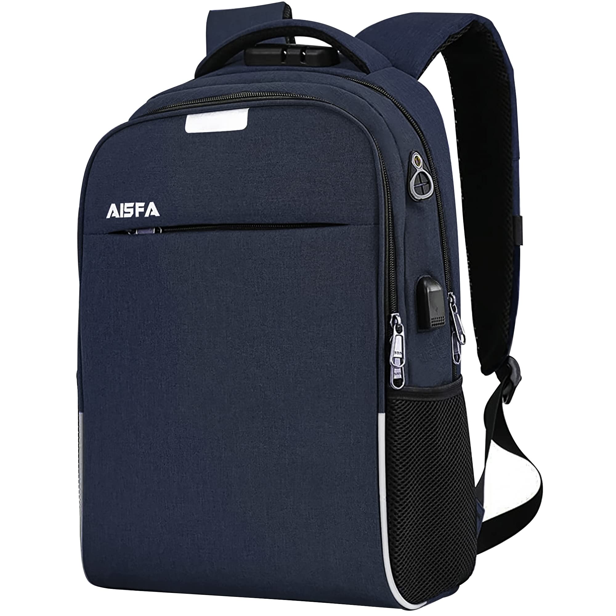 楽天RENEW[AISFA] リュックメンズ リュックサック PCバッグ ビジネスリュック 大容量 17ラップトップ バックパック 25L USB充電ポート イヤホン穴付き アウトドア旅行 男女兼用