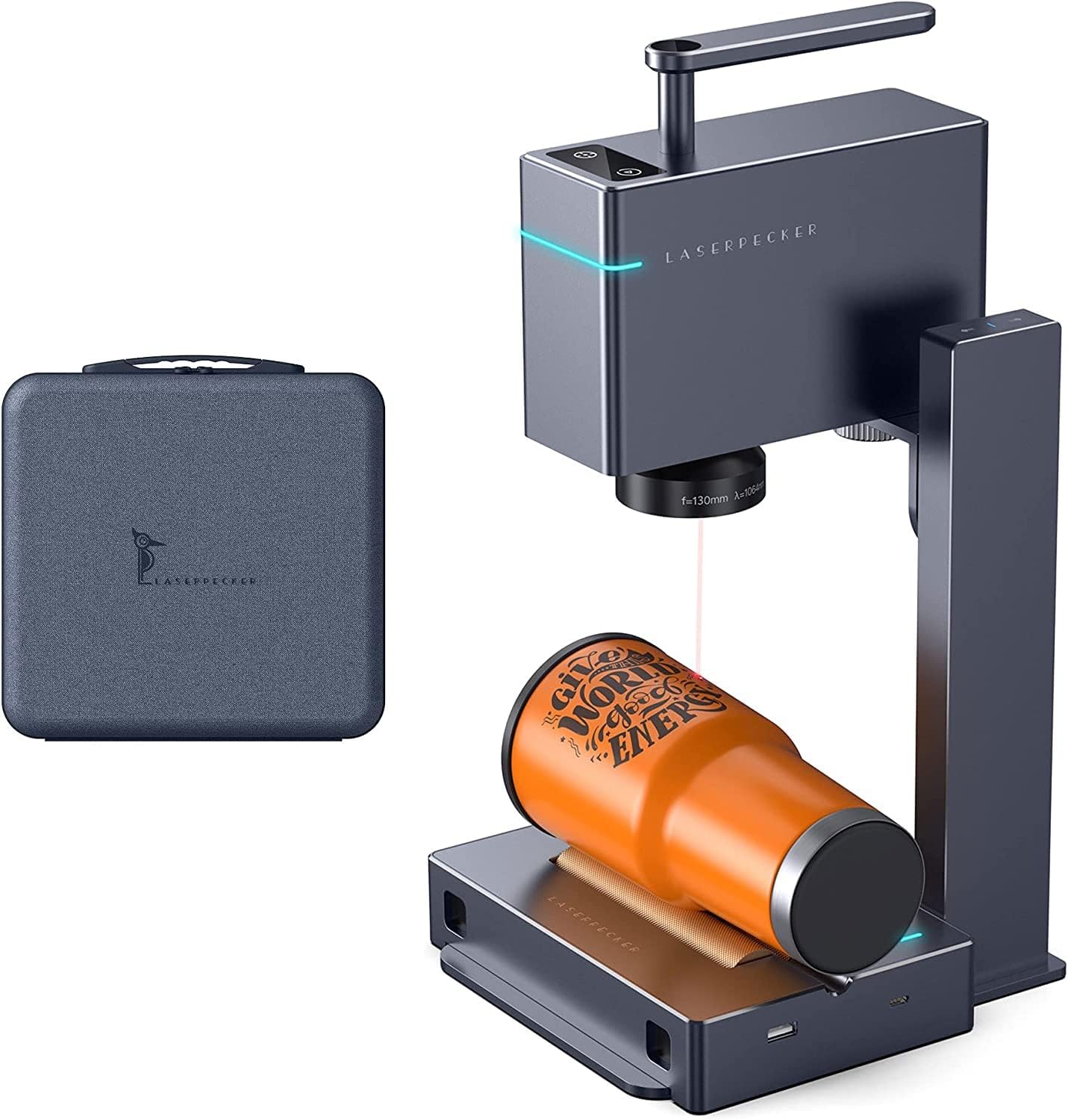 LaserPecker3 �졼����Ħ�ﵡ ���� ���Ӽ� ��°���ץ饹���å�&����������� �졼��������� 4K/0.01mm������ 48000mm/min ���...