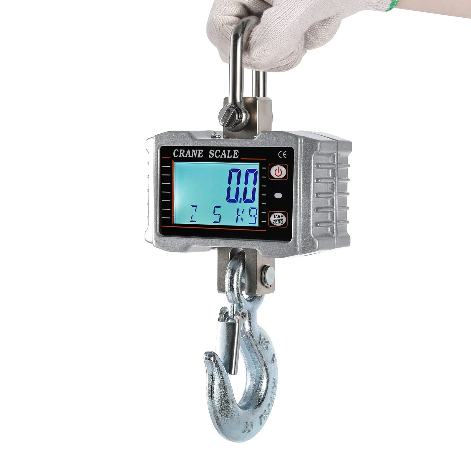 Bonvoisin 吊りはかり クレーンスケール 1000kg デジタル吊り下げ秤 埠頭 屠殺場 農場 工場 コンパクト 日本語マニュアル付き 電池別売り