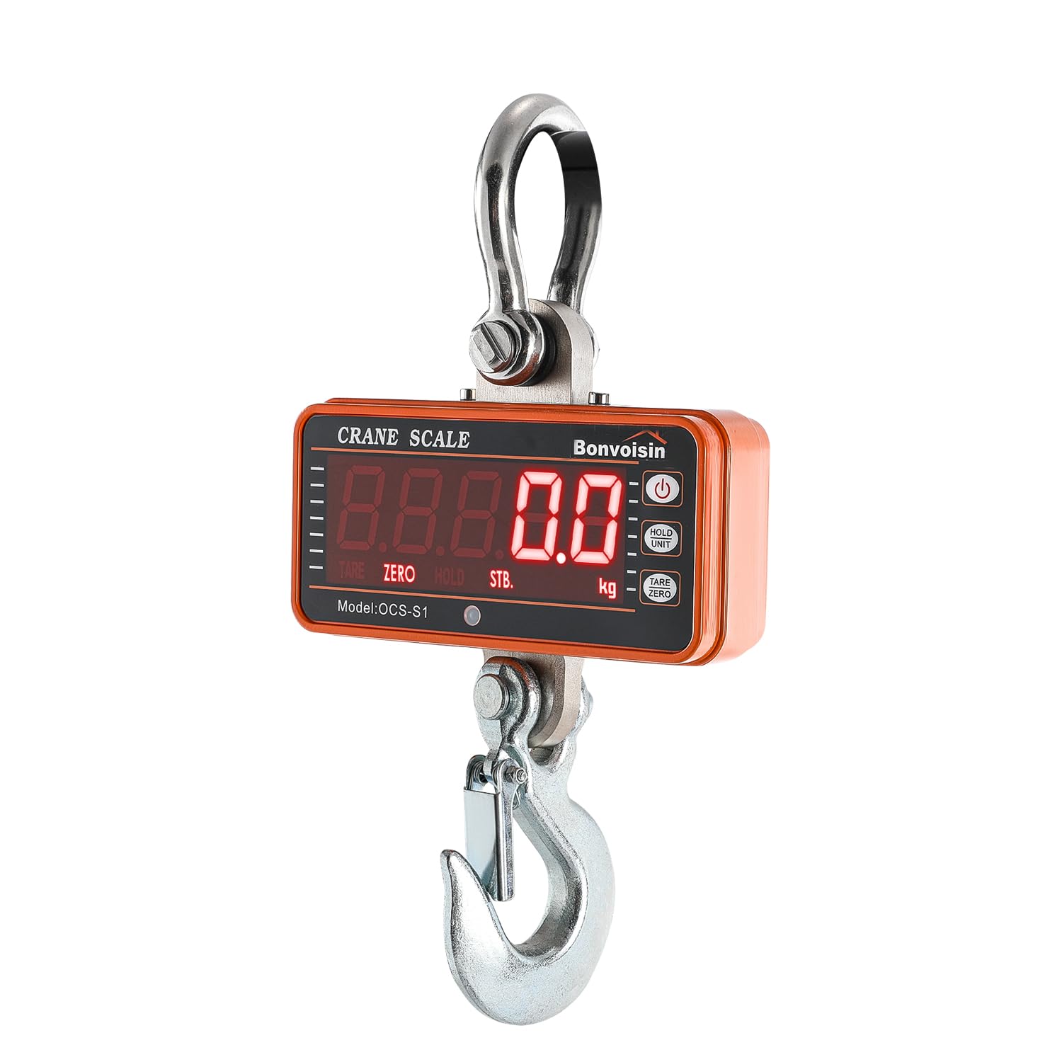 Bonvoisin クレーンスケール デジタル吊りはかり 1000kg 吊秤 吊り下げ 工場 八百屋 埠頭 日本語マニュ..