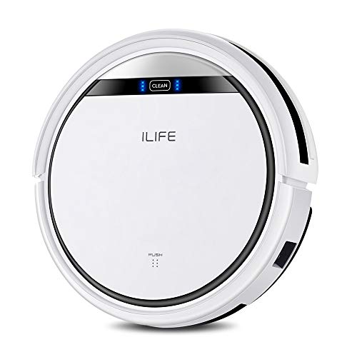 ILIFE アイライフ V3s Pro ロボット掃除機 ペットの毛に効果 強力吸引 落下防止と衝突防止 静音 自動充電 (ホワイト)