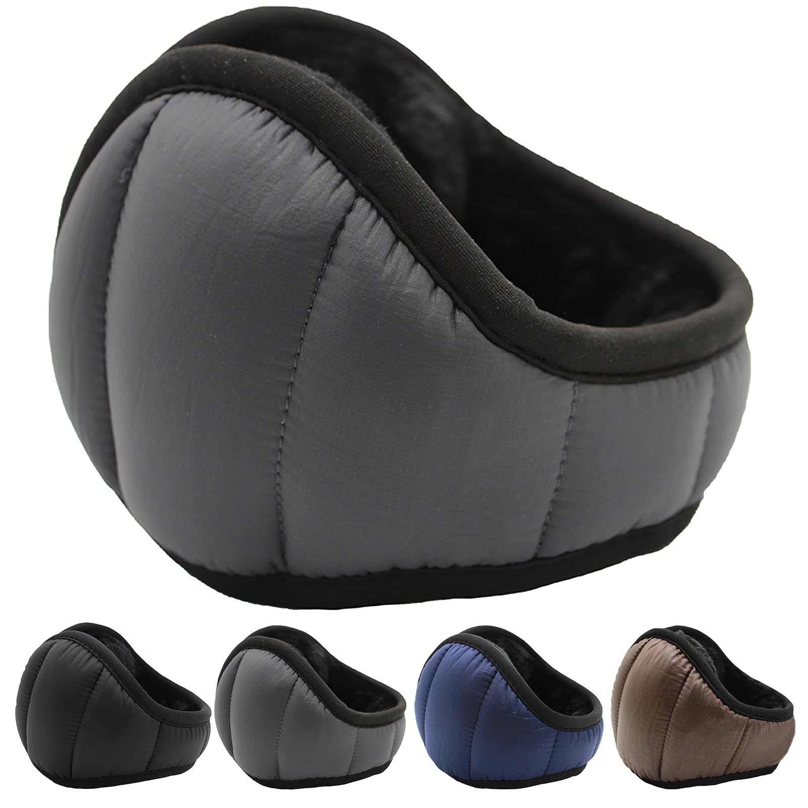 [PALAME] イヤーマフ イヤーウォーマー 冬 防寒 極暖ふわふわ裏起毛・180度折畳み・肌に優しい・肉厚ボ..