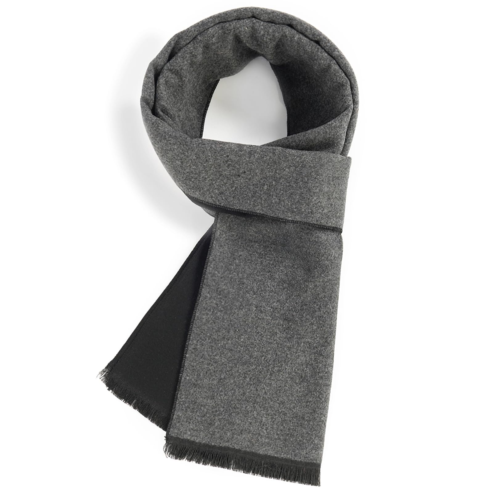 [PALAME] マフラー メンズ チェック 柄 【落ち着いた雰囲気・大人のイメージ・柔らかい肌触り】 ストール ロング ひざ掛け 暖かい 柔らか 毛玉防止 シンプル ビジネス カジュアル 通勤 オフィース クリスマス プレゼント 秋冬 (XYTR-41)