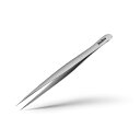 AioBos ピンセット 精密 熱処理済み サンドブラスト パッシベーション ステンレス鋼 極細 ピンセット 0.1mm プロ仕様 防さび ステンレス 超精巧 プラモデル 業務用 縫製検品 収納ボックス付き