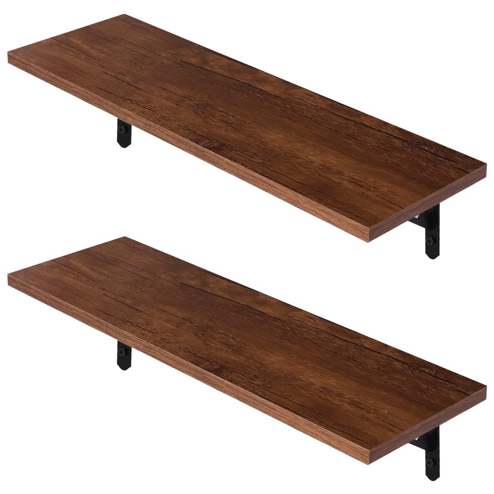 SIUSA ウォールシェルフ 壁掛け棚 2個セット 防水 頑丈 壁 棚 ウォールラック おしゃれ 北欧 58cm 防カ..