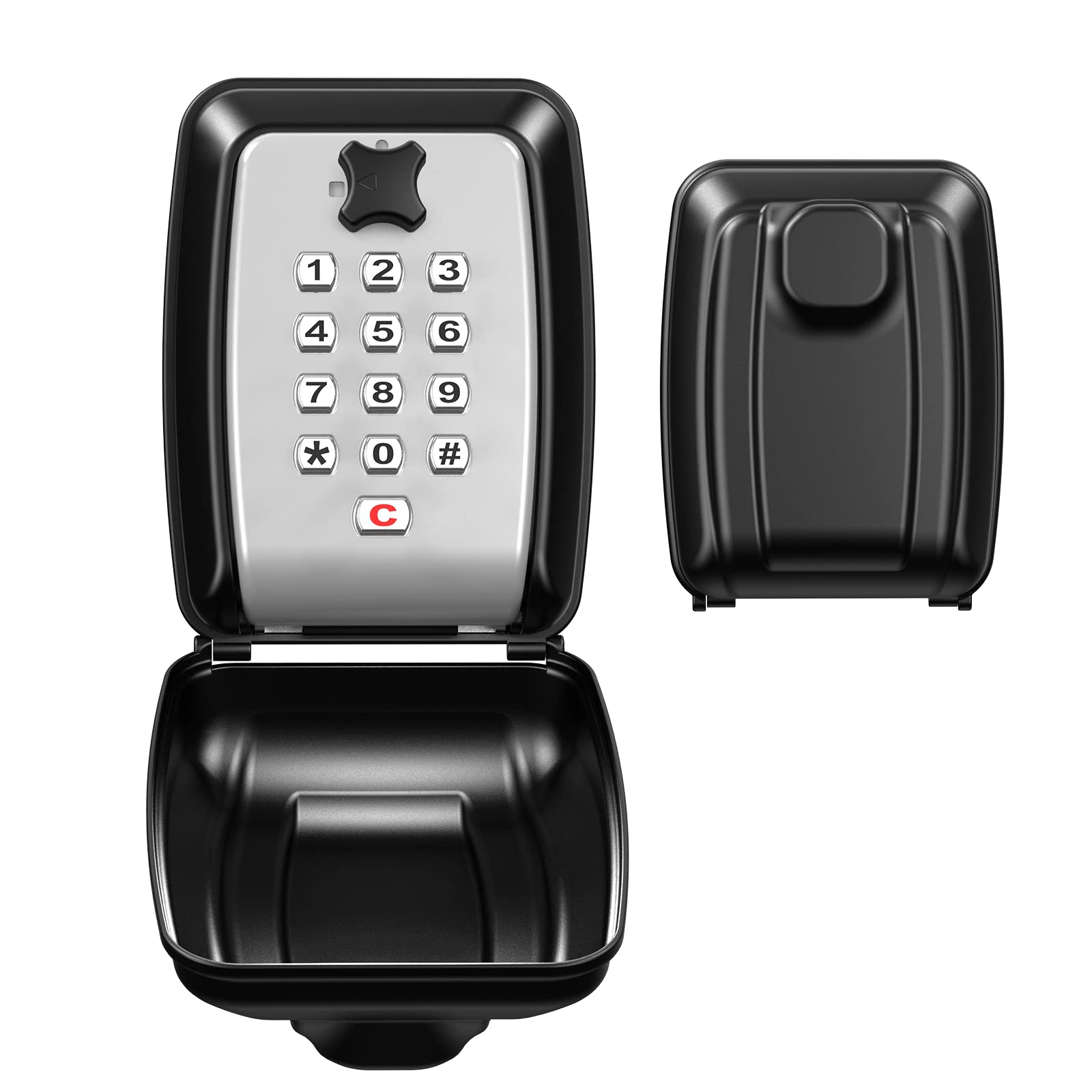 セキュリティ キーボックス 壁掛け 鍵収納 ボックス 南京錠 ロック ポケット ダイヤルロック ボタン式 小物 キー収納 カギ管理 カギ収納 印鑑収納 防水 大容量 インテリア オシャレ 小型 暗証番号 オフィス アパート マンション 共有 事務所 車 玄