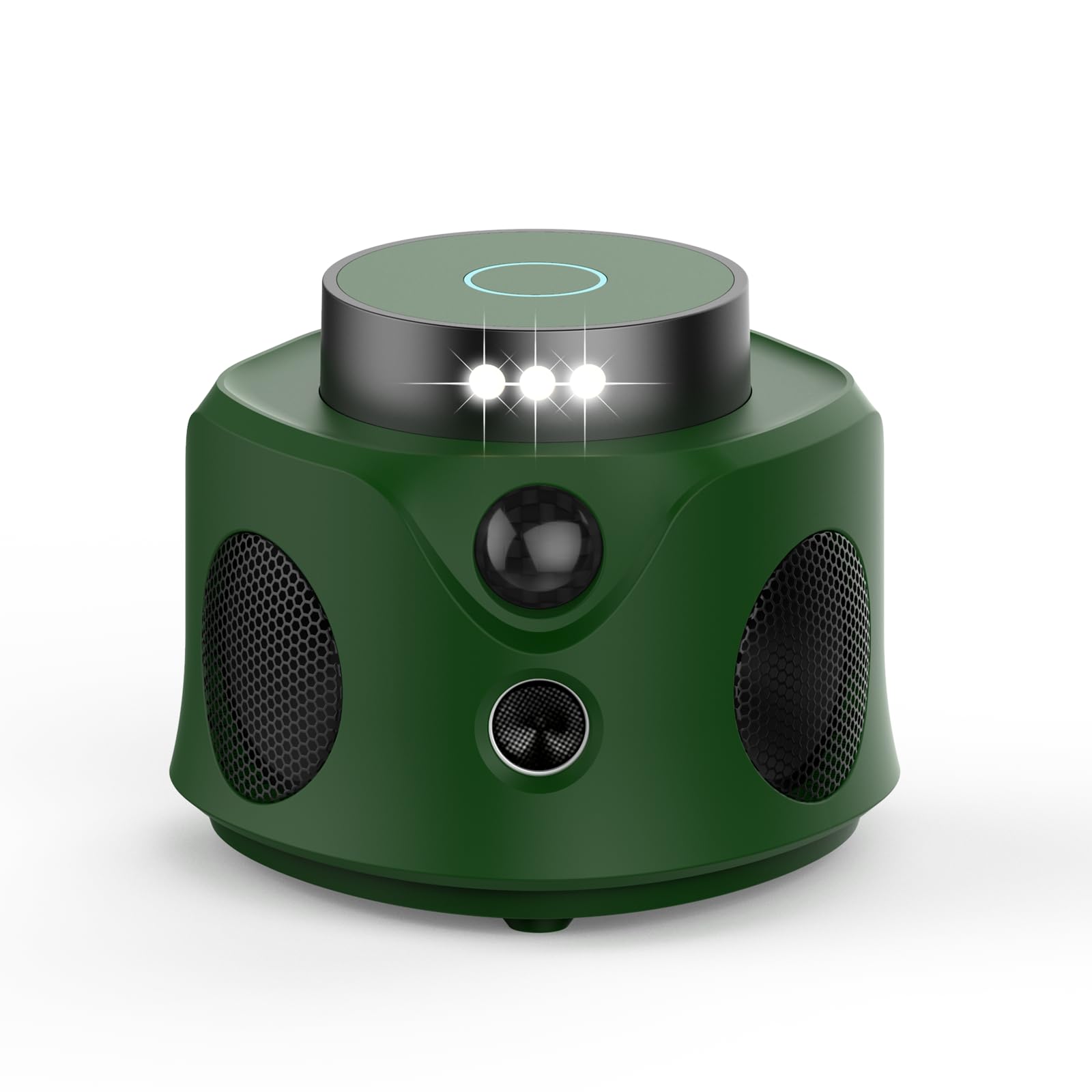 ネズミ 駆除 ゴキブリ PIRセンサー 360°スピーカー 害虫防除 強力 静音 超音波 電磁波 有効範囲350平米 ストロボライト 日本語取扱説明書 グリーン（楽天・RENEW）