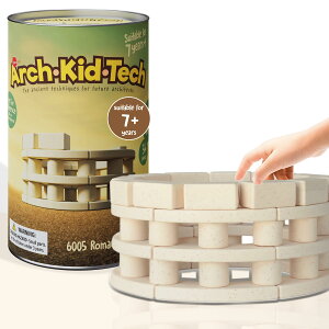 Taksa Toys Arch-Kid-Tech 古代ローマ劇場STEM建築キット 69ピース - 知育玩具 屋内建築ゲーム 7-10歳以上対象