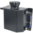 Socpuro リザーバータンク 1L 車 ラジエータタンク オート ラジエータ タンク アルミ製 クーラント オイル キャッチ セット 拡張合金タンク 汎用タ...