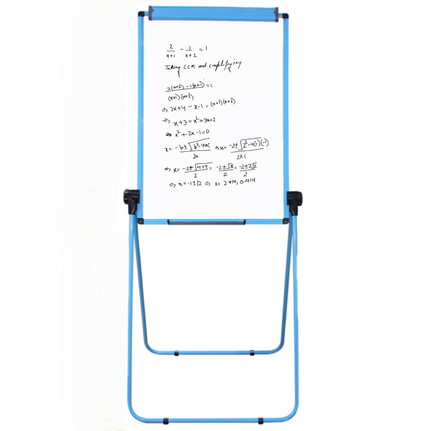 XIWODE U字ホルダー付きの磁気ドライボード、両面磁気ホワイトボードは、裏返して折りたたむことができ、収納にも便利です。板面寸法:W900mm×H600mm、アルミ合金フレーム、上下高さ調節可能です。