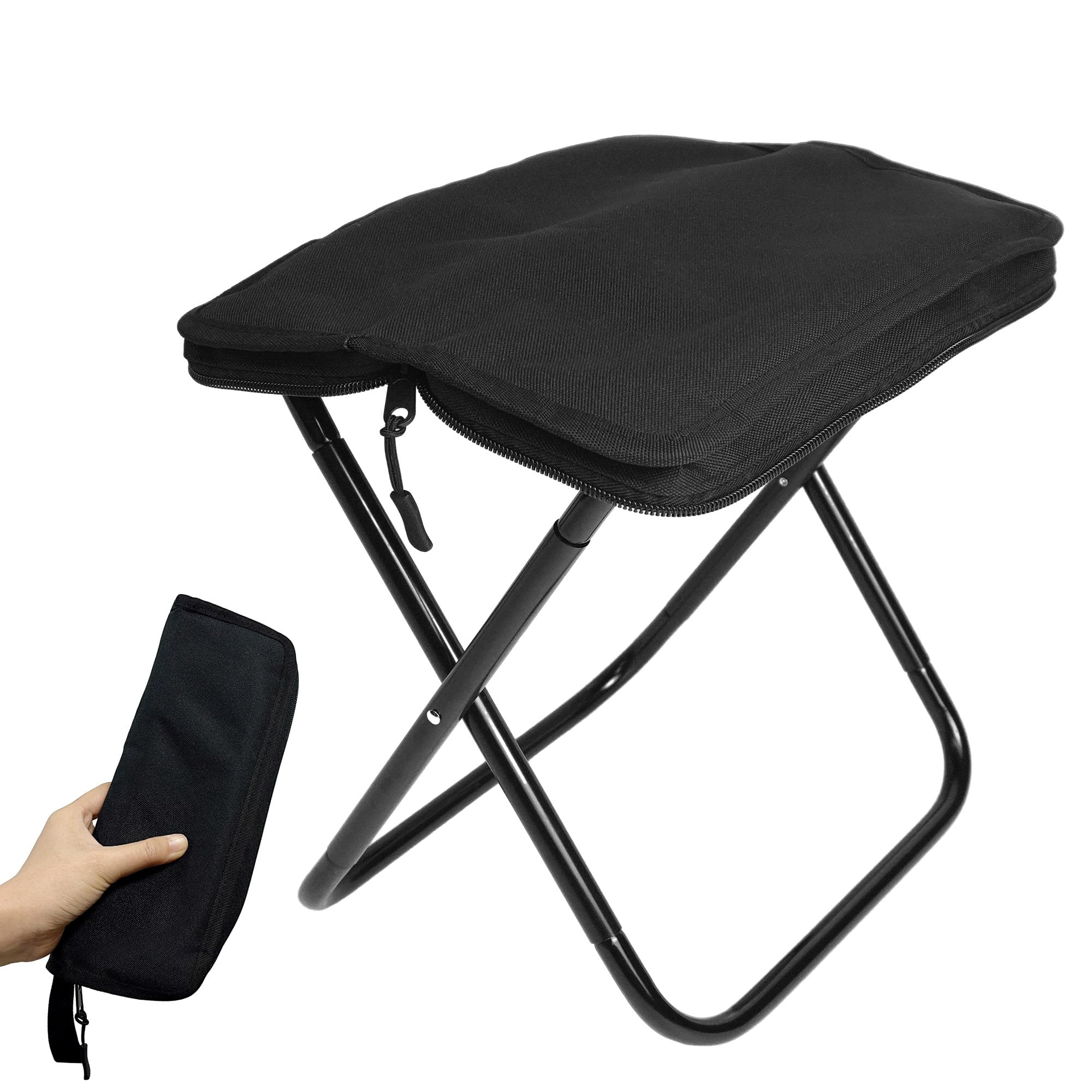 GOKEI 折りたたみ椅子 持ち運び 超軽量 アウトドアチェア コンパクト ミニ チェア ポータブル 折りたたみ 椅子 キャンプ 折り畳み椅子 ピクニック 携帯椅子 折畳み 折りたたみいす アウトドア ミニチェア 携帯 登山 休憩 スポーツ観戦 室内 運動