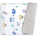 BQKOZFIN プレイマット ベビーマット 150x180x極厚2cm 折りたたみ 安全検査済み 大判 赤ちゃん 子供ゲームパッド 赤ちゃんプレイマット 滑り止め 防音 防水 安全素材 一枚入り(150x180x2cm,車の図案)