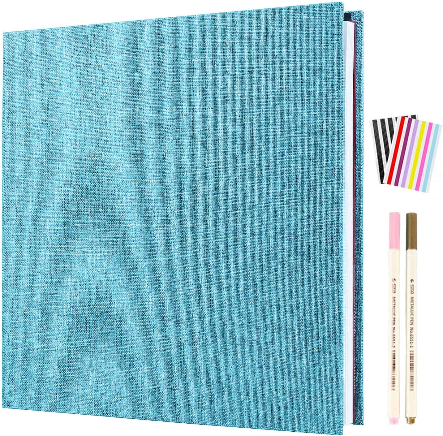 AIOR 大容量 アルバム 貼るタイプ フォトアルバム 手作りフォトブック 粘着式 ファイル 33×34CM 台紙 L/KG/2L/A4写真収納 20枚40ペー...