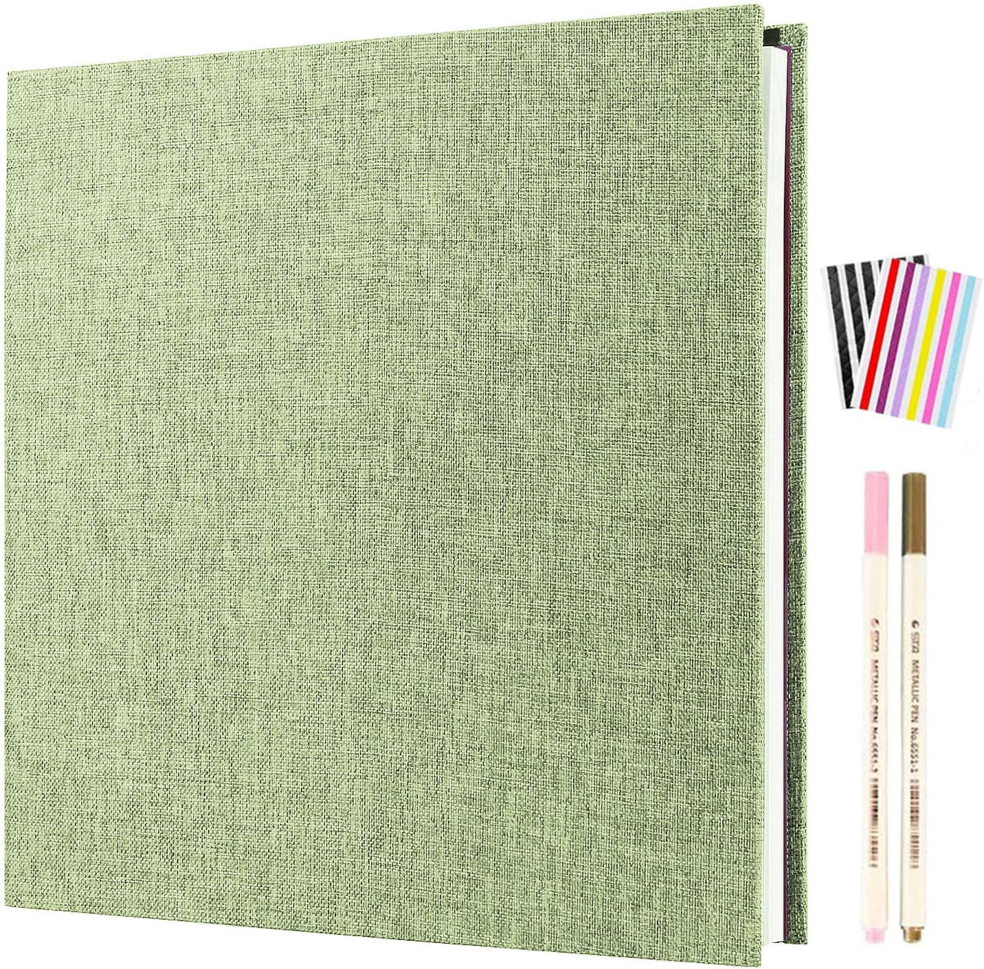 AIOR アルバム 貼るタイプ 大容量 フォトアルバム 手作りフォトブック 粘着式 ファイル 33×34CM 台紙 L/KG/2L/A4写真収納 20枚40ペー...