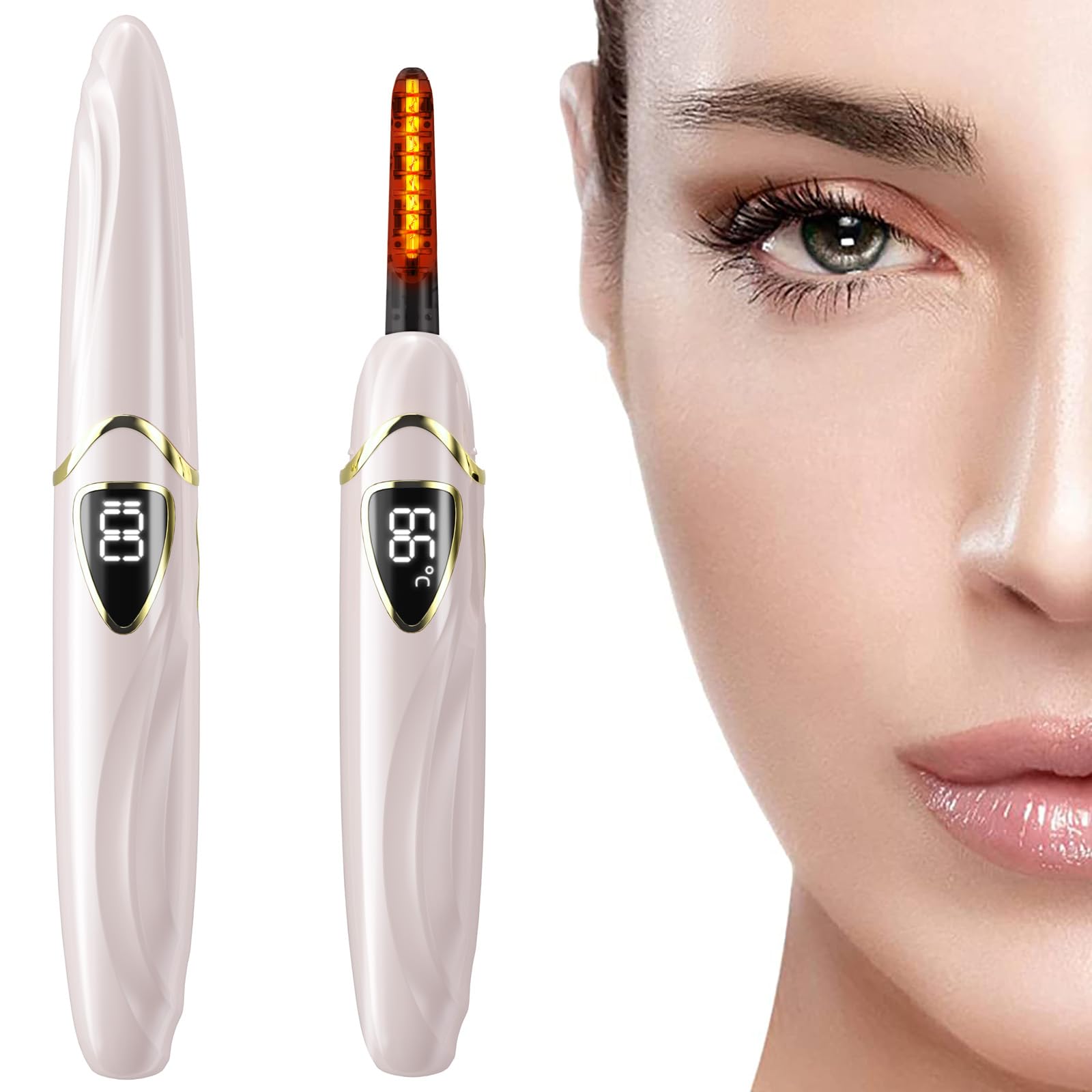 ZAPAL ホットビューラー ビューラーホット ホットビューラー 充電式 ホット ビューラー まつ毛 長時間キープ 携帯便利 10s急速予熱 24時間キープ 上...