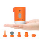 FLEXTAILGEAR エアーポンプ MP2 PRO 電動ポンプ 照明ライト付き 携帯電動エアーポンプ 3600mAh 電池内蔵 スマホに充電対応 モバイルバ...