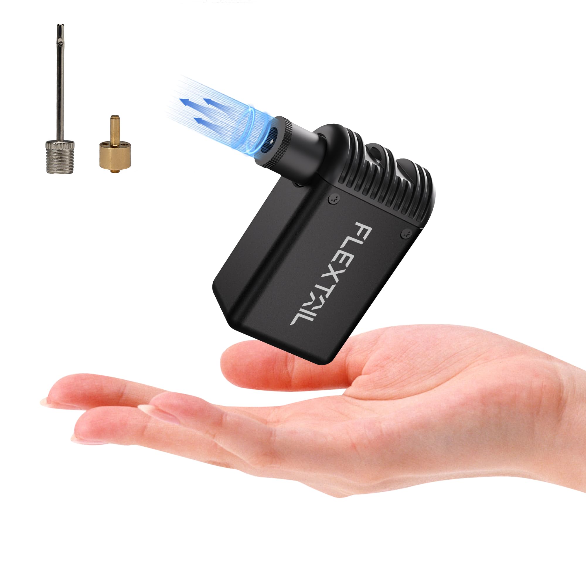 FLEXTAILGEAR Tiny Bike Pump 自転車 空気入れ 電動ポンプ Type-C充電式 携帯ポンプ 小型携帯空気入れ ロードバイク 軽量 エアーポンプ コードレス ボタンを押すだけ 350mAh 最大100PSI ノズル対応 コンパクト renew06-10018101 RENEW パッケージ画像