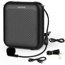 NORWII拡声器ポータブル充電式ミニ音声増幅器、有線マイクイヤホンヘッドセット、教師用音声増幅器、プレゼンテーション、ツアーガイド、会議、コーチ、トレーニングをサポート