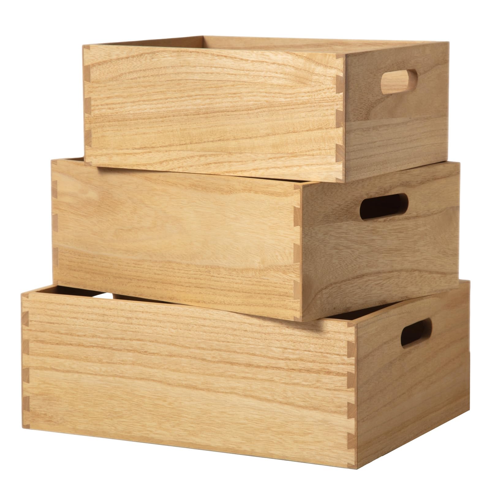KIRIGEN 木箱収納 収納 ボックス 木製 3本セット ワイン木箱 キューブ おしゃれ 本箱 完成品 ナチュラ..