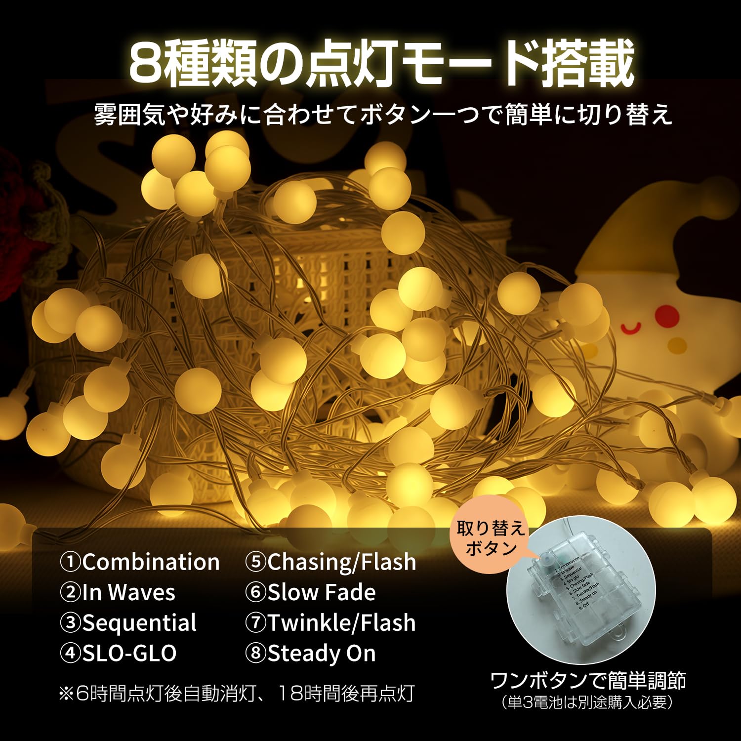 Amdeer ����ߥ͡������饤�� LED ���ꥹ�ޥ��ĥ꡼ �饤�� ��10M &8�ѥ���������&80���ŵ�� �����ޡ���ǽ�դ� �ɿ���� ���� ���� ���� �����ǥ�/������ �ǥ��졼�����饤�� ���ꥹ�ޥ�/�ϥ�������/������/�뺧��/�ѡ��ƥ����ž�