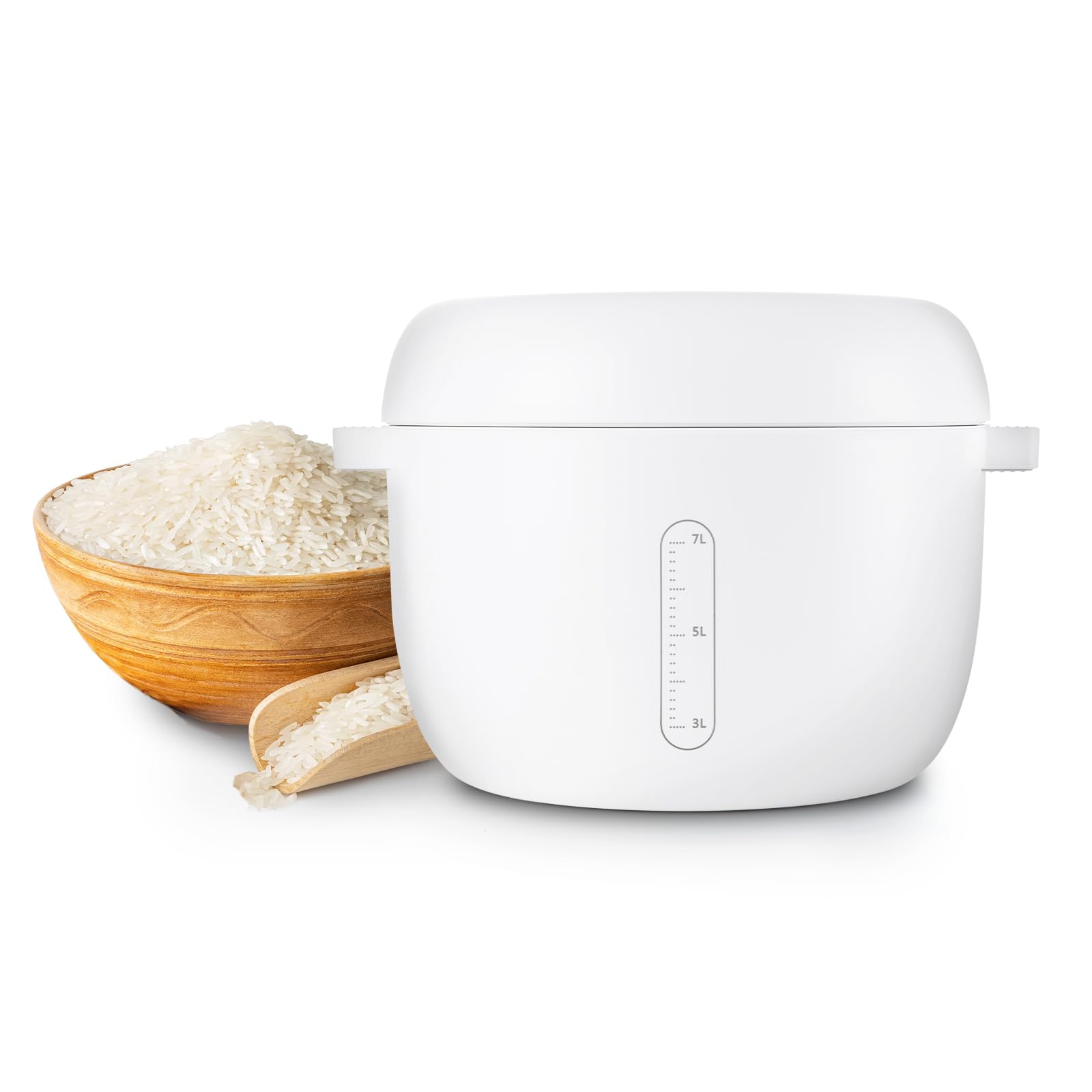 olayks. 真空保存容器 7L 自動真空 保存容器 大容量 梅雨 防虫/湿気防止/酸化防止 充電式 真空 密閉容器 米櫃 キャット/ドッグフード 餌 お米 保存 フードコンテナ ペットフードストッカー 鮮度キープ ワンプッシュ操作簡単