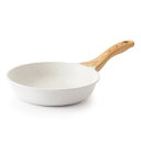 SENSARTE フライパン 20cm 軽量 IH・ガス火対応 マーブルコート 焦げ付きにくい 有害物質不使用 お手入れ簡単 ノンスティック加工 こびりつきにく...