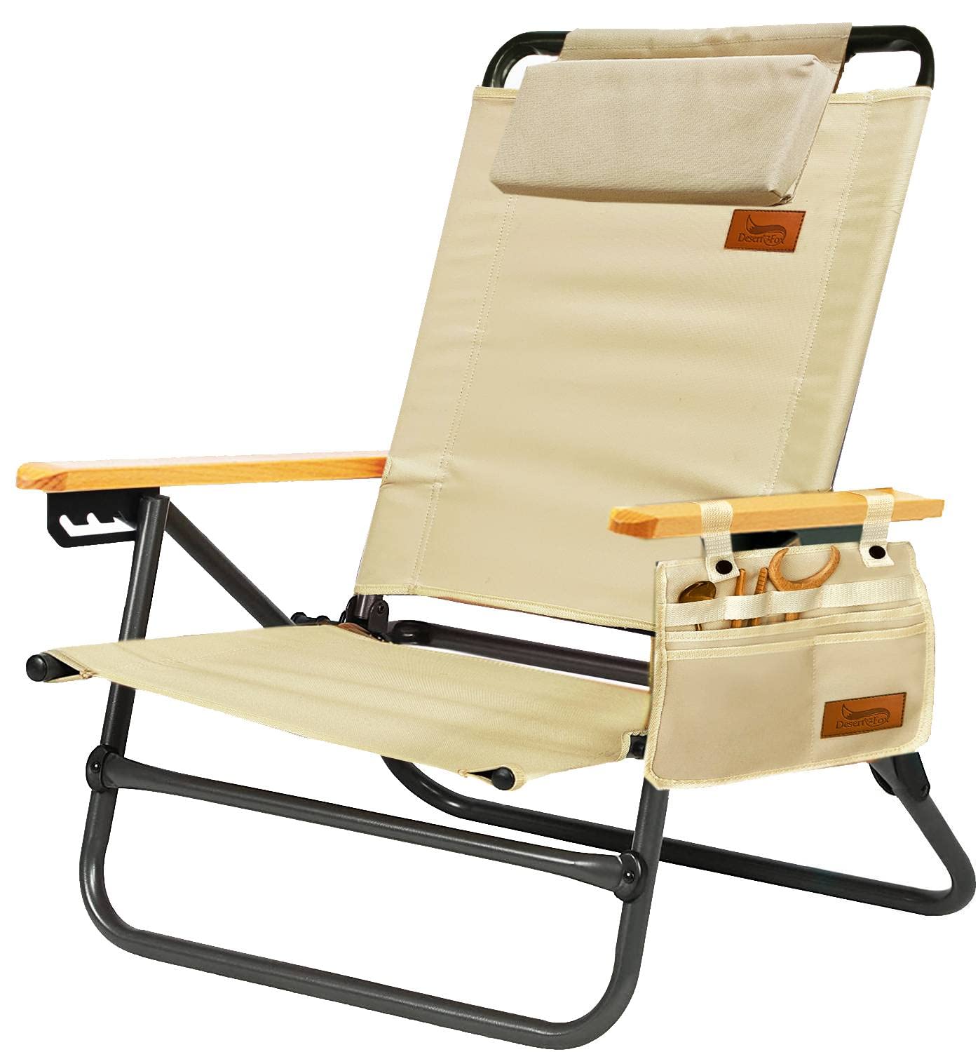 楽天RENEWDesertFox キャンプチェア リクライニングローチェア 背もたれ角度4段階調節 アウトドアチェア 単品/セット フォールディングチェア 折りたたみ 軽量【耐荷重150kg】 コンパクト イス 椅子お釣り 登山 携帯便利 ピクニック レジャー キャンプ