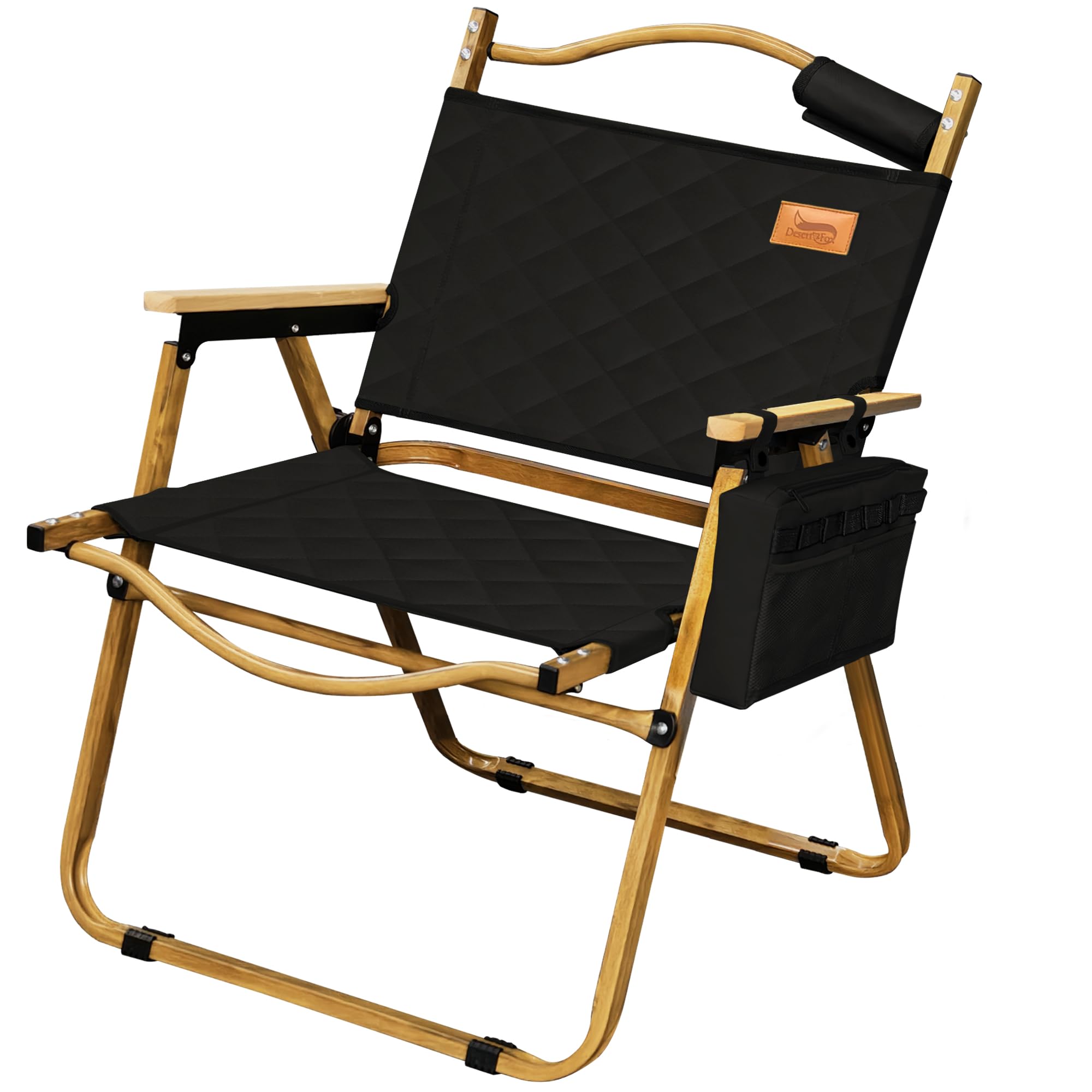 DesertFox キャンプ チェア アウトドアチェア 折りたたみ 椅子 クーラーボックス付き【耐荷 ...