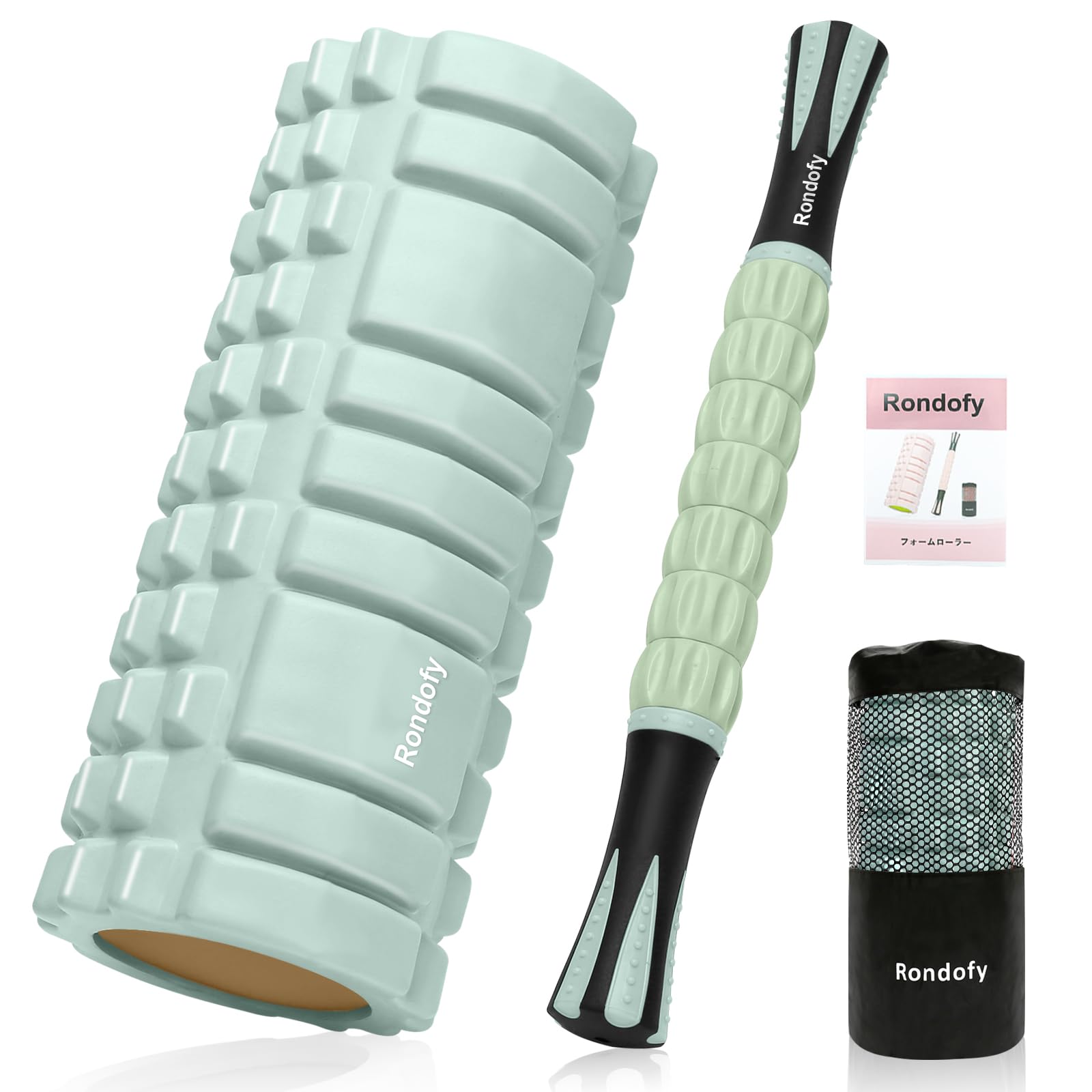 Rondofy フォームローラー 筋膜リリース【業界新開発】 500KG耐荷重 マッサージローラー 筋膜ローラー ..
