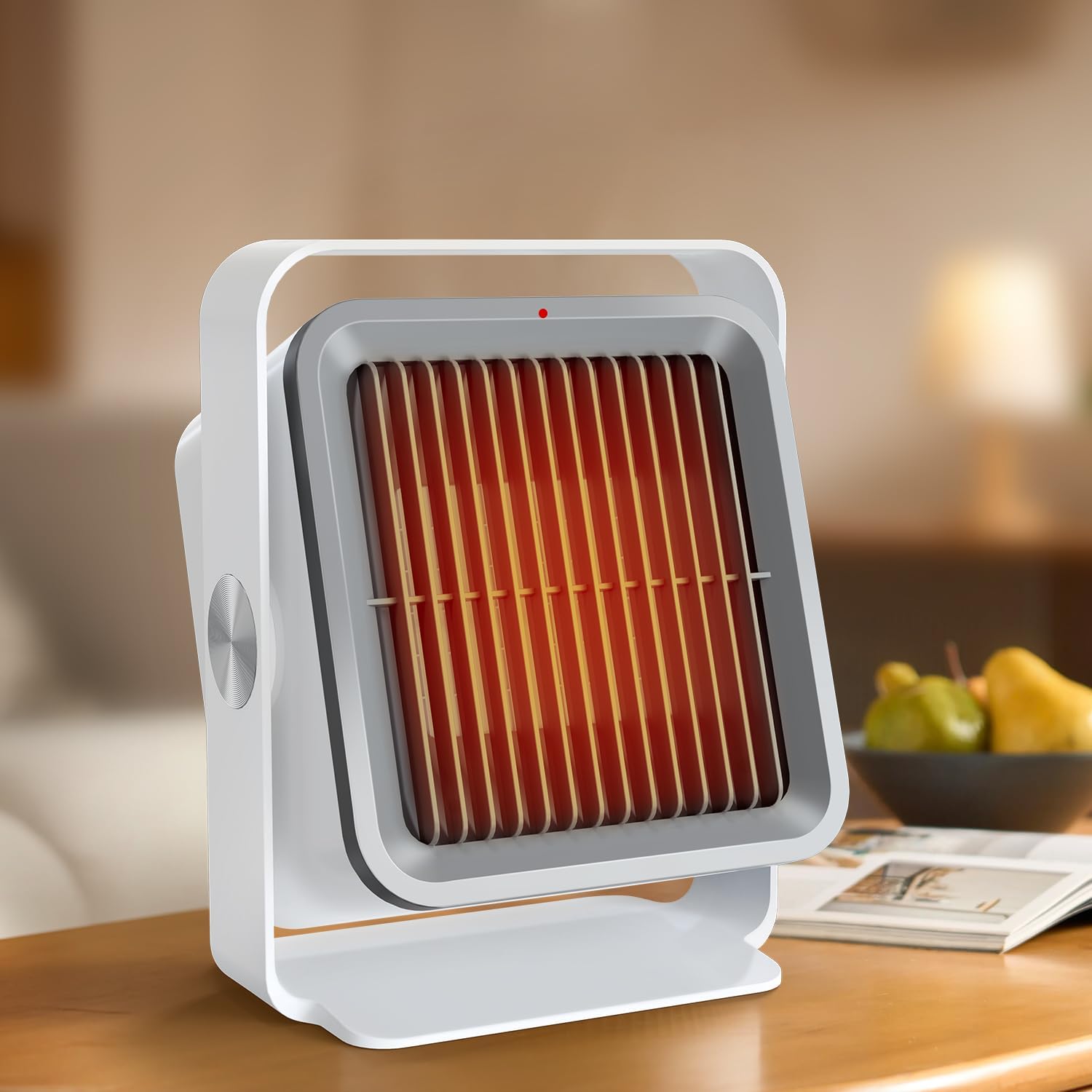 ヒーター セラミックファンヒーター 小型 人感センサー付き 省エネ 速暖 足元 手元 400W/60 ...