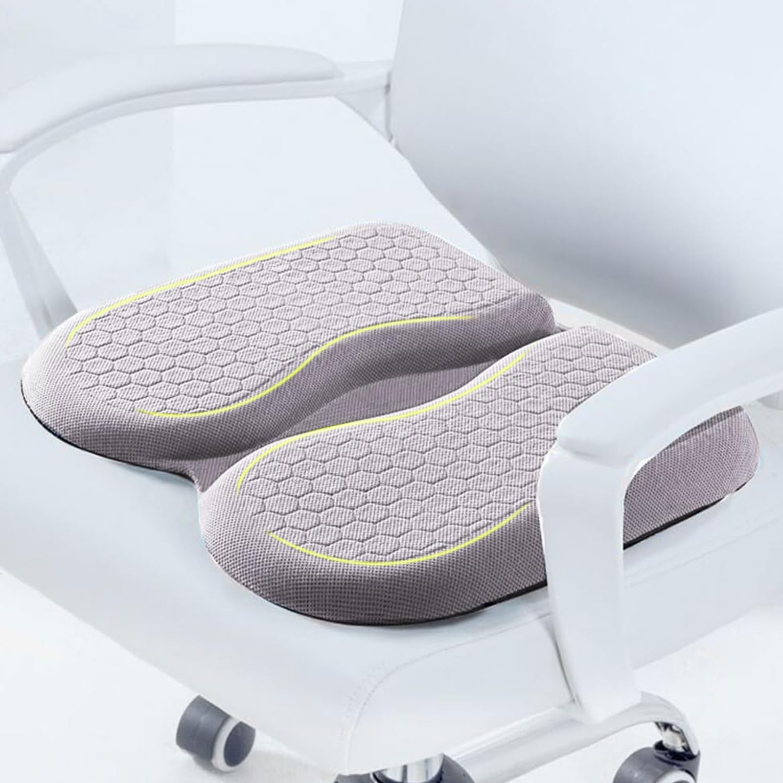 TaiBest 最新ゲルクッション クッション特大 大きめ 座布団 ジェルクッション ハニカム構造  ...