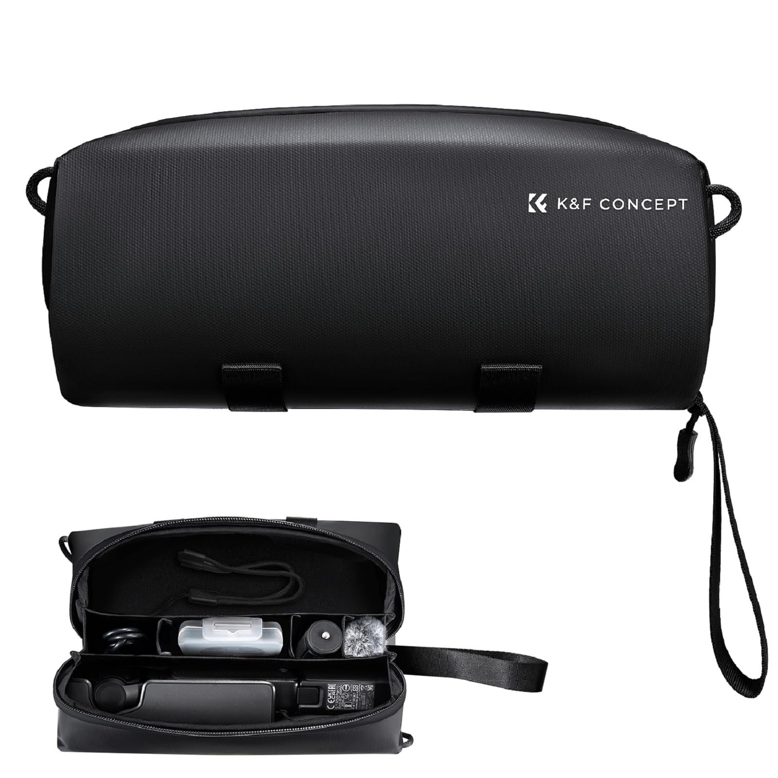 K&F Concept DJI Osmo Pocket 3 用 キャリーバッグ 収納ケース「大容量・純正品よりも使いやすい】ガジェットポーチ 防水耐衝撃 撥水加工 軽量設計 多機能仕切り汎用性 旅行/アウトドア対応 renew06-10023580 RENEW パッケージ画像