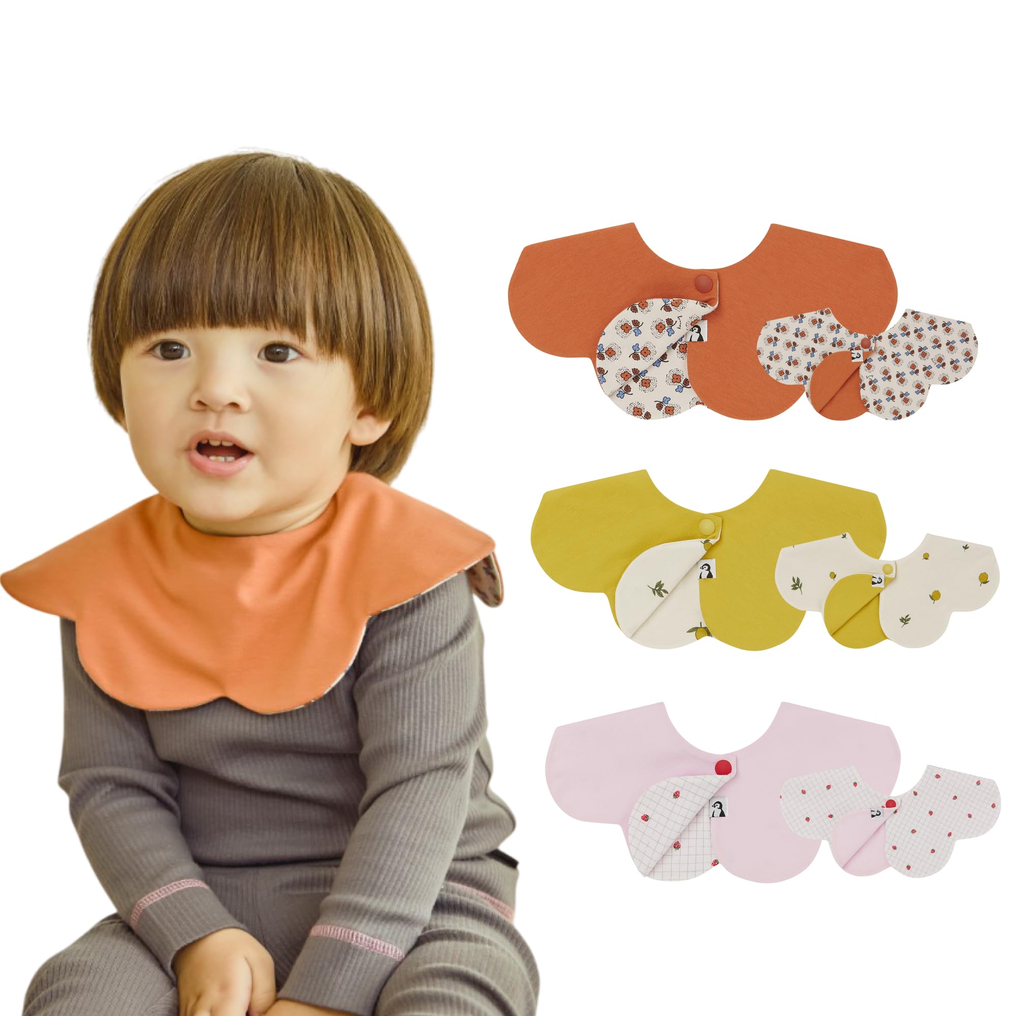 [Konny] ���ˡ���С����֥륹���� 3�祻�å�Baby Bib 360�������� ����줫�� �ۼ�����®���� ����ץ� ���λ� �ˤλ� �٥ӡ������� ��...