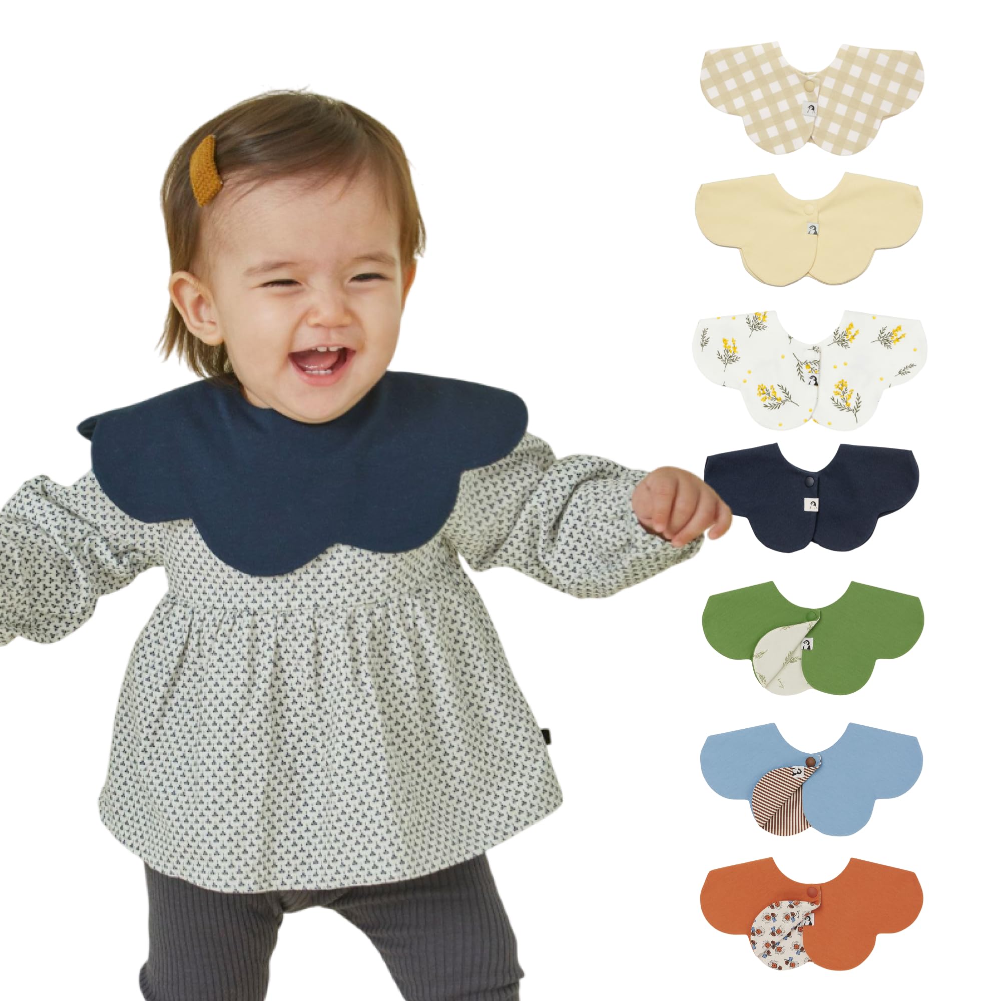 [Konny] ���ˡ��ߥå��������� 7�祻�å� Baby Bib 360�������� ����줫�� �ۼ�����®���� ����ץ� ���λ� �ˤλ� �٥ӡ������� �л�...