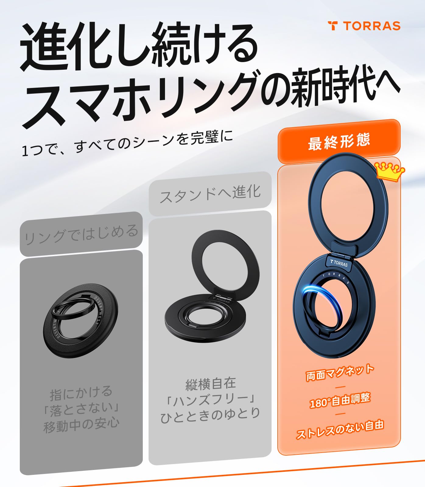 TORRAS 【180°展開 両面マグネット】...の紹介画像2
