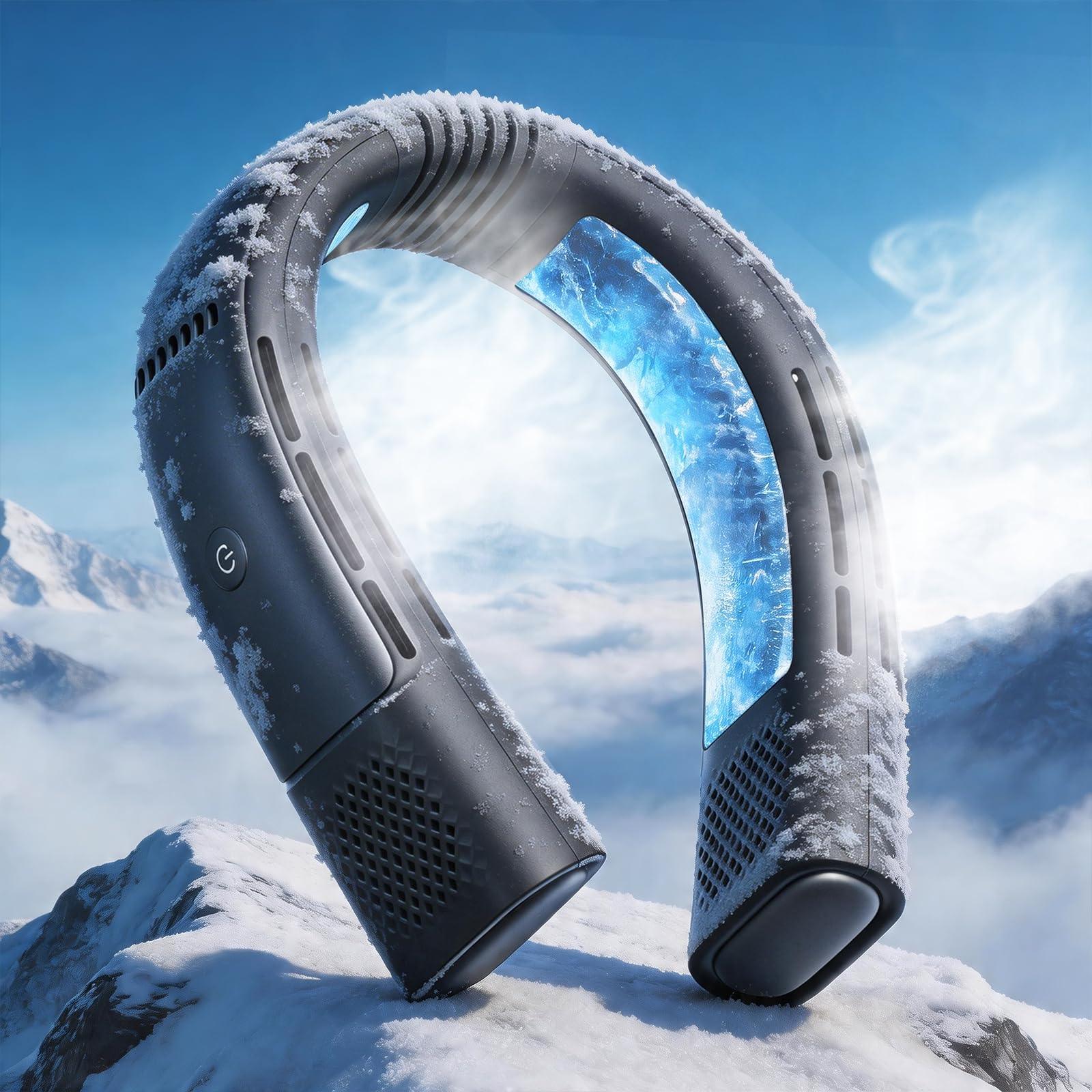 TORRAS ネッククーラー COOLiFY 2S PRO 冷却プレート 首掛け扇風機 ネックファン 【2026覇王覚醒・瞬冷全開】首掛けファン ペルチェ 着るエアコン 特許新型フレキアーム 風向調整 5000mAh 28h稼働 長時間外出対応 18W充電