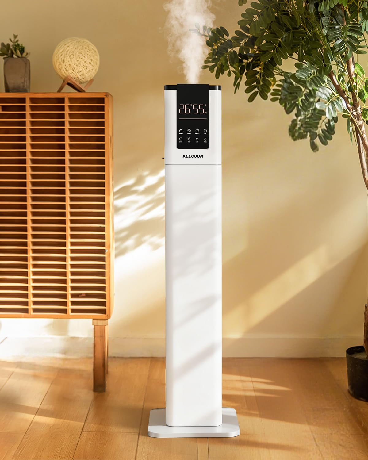 楽天市場】KEECOON 加湿器 大容量 13L 業務用 大型 タワー型 水タンク
