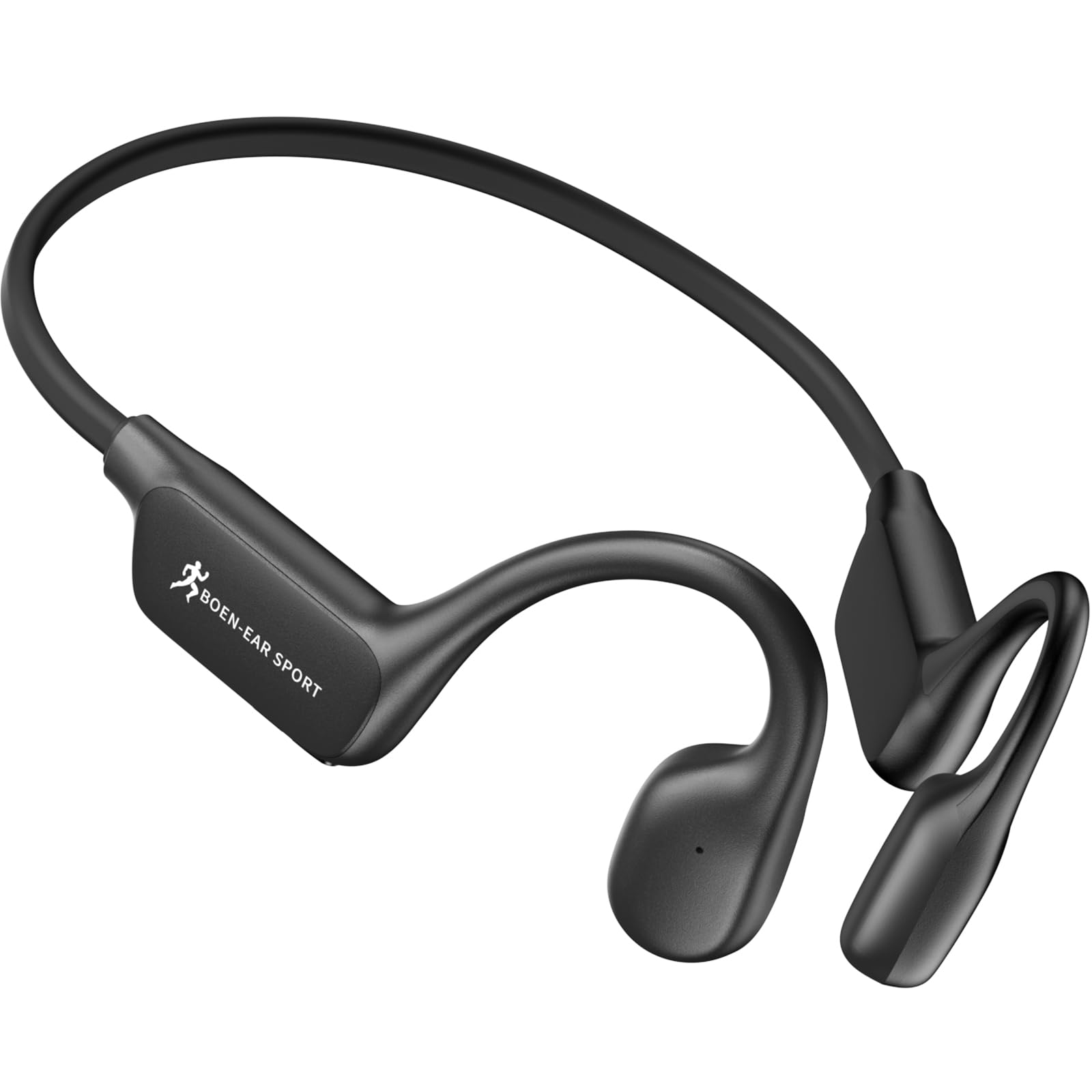 Jutaruoo 骨伝導イヤホン 【驚異の15時間再生】 Bluetooth 5.4+EDR搭載 スポーツヘッドホン オープンイヤー 12x17mm大口径ドライバー 28g極軽量設計 IPX6防水 AAC/ENC通話ノイズリダクション Type-C急速充電