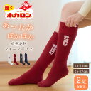【最大2000円OFFクーポン!10/27 9:59迄】ホカロン スキーソックス 2足組 レディース メンズ 23.0-25.0cm 25.0-27.0cm スポーツソックス スポーツ 運動 靴下 女性用 男性用 あったかぽかぽか 吸湿発熱 まとめ買い 靴下