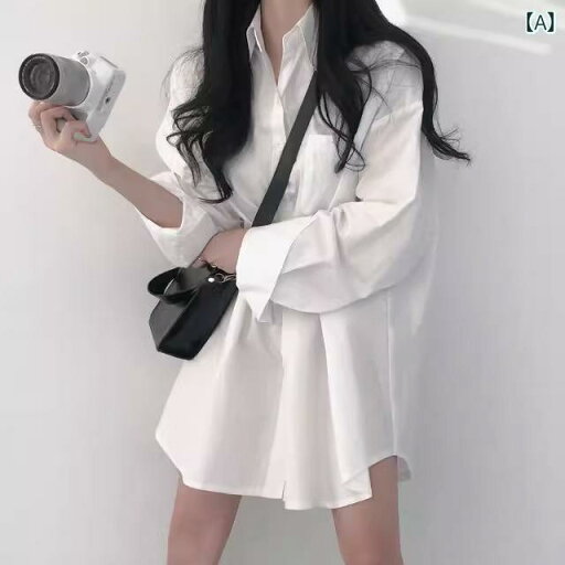 レディース かわいい レディースな 白い シャツ な ゆったり 万能な 厚手 トップス ミディアムと ロングの ジャケット レディース かわいい レディースな 白い シャツ な ゆったり 万能な 厚手 トップス ミディアムと ロングの ジャケット