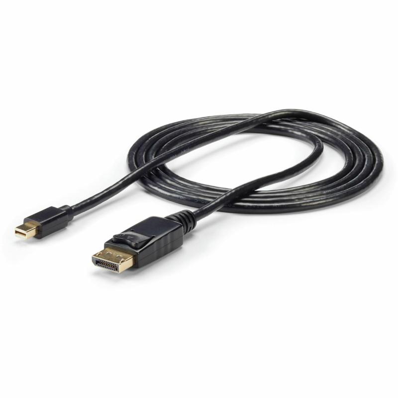 StarTech.com Mini DisplayPort to DisplayPort Adapter Cable - Video/Audio Cable - Mini-DisplayPort (M) - 20 pin DisplayPort (M) - 1.8 m - Latched